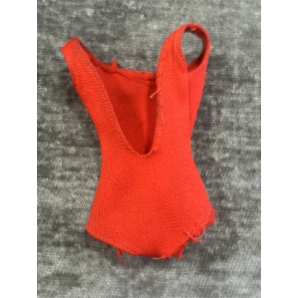 Vintage 1960's Barbie Red‎ Helenca Swimsuit Bathing Suit Original